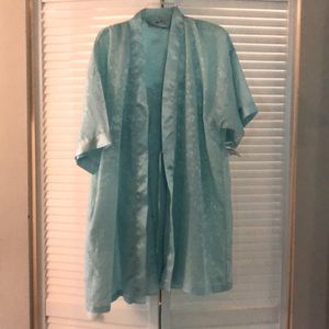 Teal Night Gown with Robe